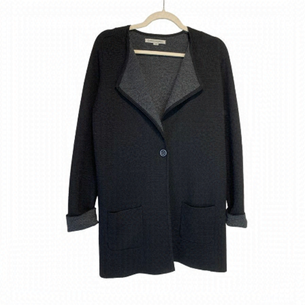 CATHERINE Malandrino Wool Blend Sweater Coat